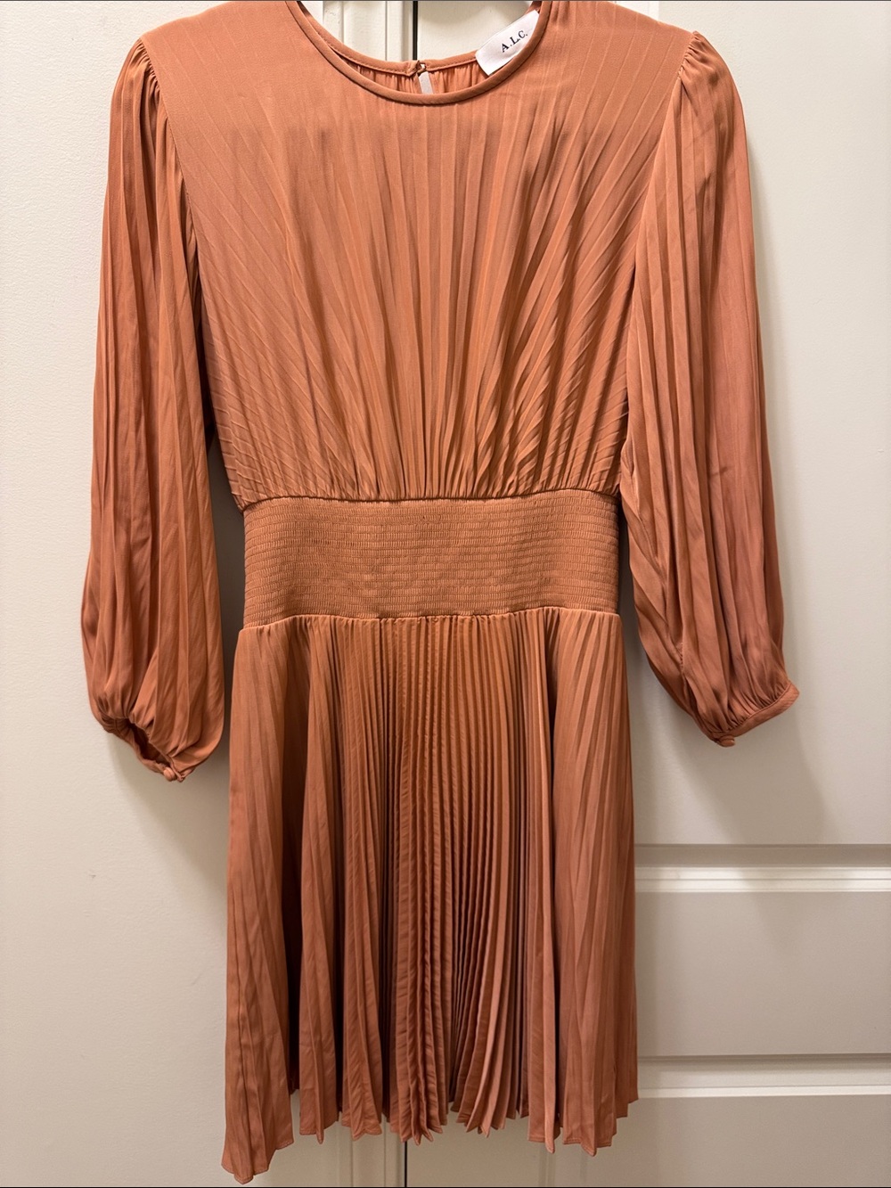 A.L.C. behati Mini Pleated Dress